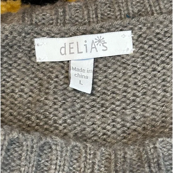 Vintage dELiA*s Fair Isle Pullover Sweater 90’s Size Large - Picture 6 of 10